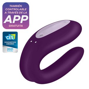 Satisfyer-double-joy-purple-app-and-award-view-spanish