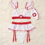 uniforme enfermera cosplay lenceria front