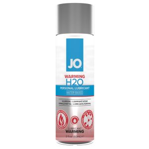 Lubricante de base acuosa JO H2O Warming con efecto calor y glicerina vegetal
